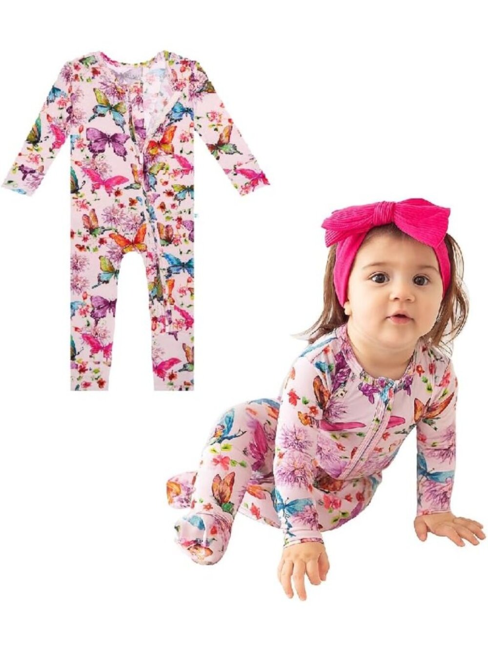 Cozy Footless Baby Sleepers - 2 Way Zipper Pajamas for Easy Diaper Changes